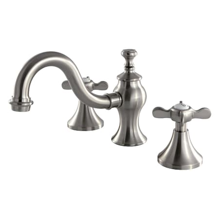 Kingston Brass KC7168BEX 8" Widespread Bathroom Faucet, Brushed Nickel KC7168BEX